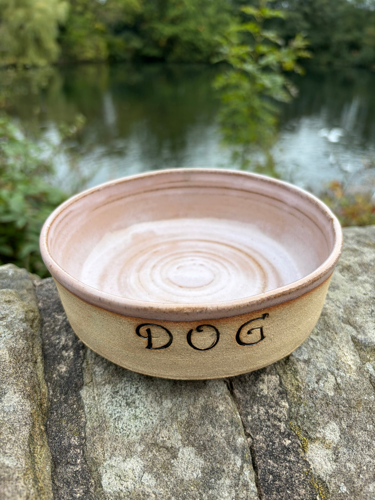 Lilac dog Bowl