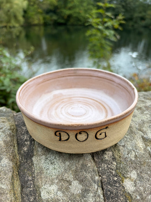 Lilac dog Bowl